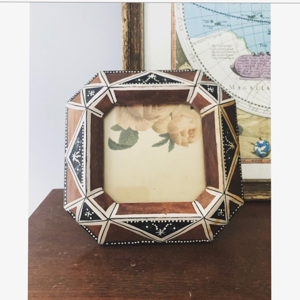 Anthropologie Hand-painted Frame
